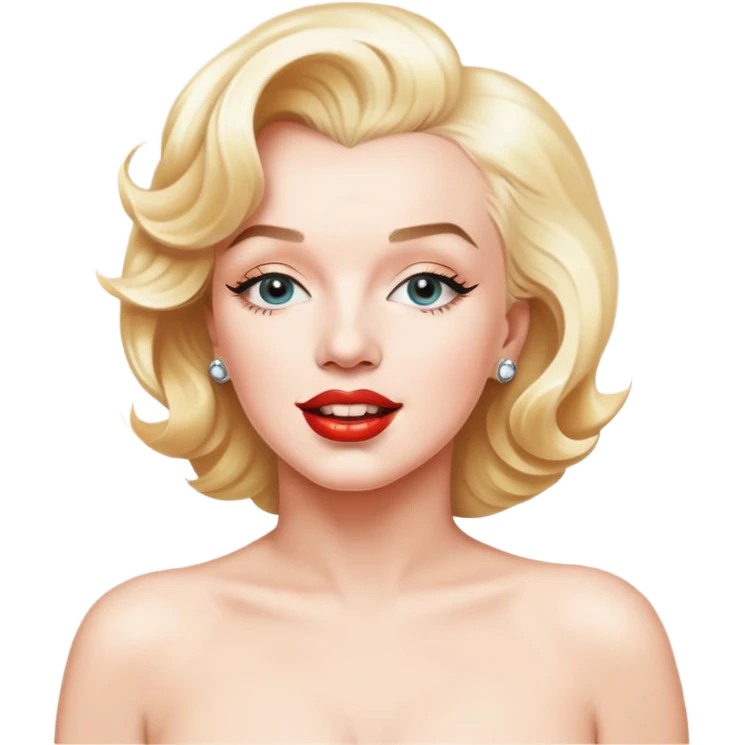 Голая Мэрилин Монро emoji