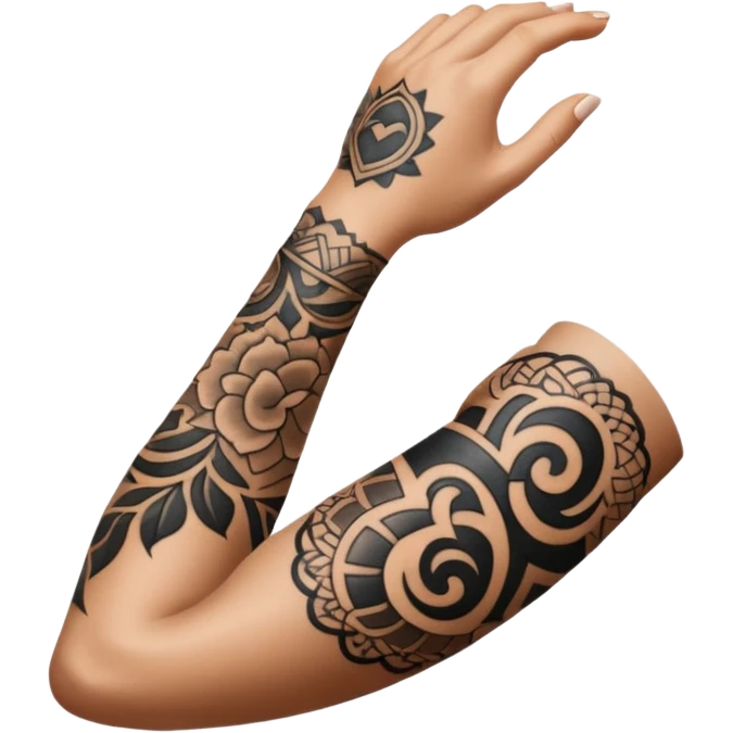 tattoo arm emoji