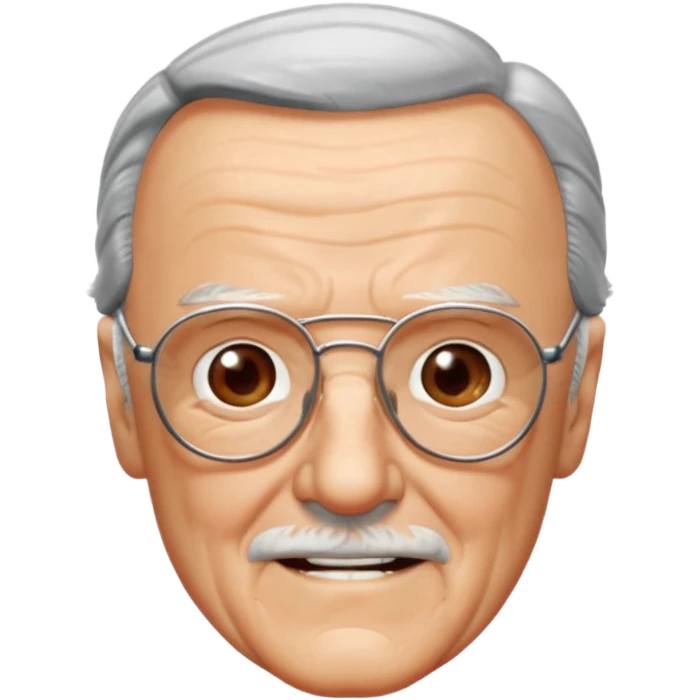 stan lee marvel movies character face only younger emoji