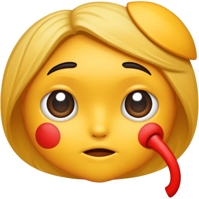 Girl showing puss  emoji