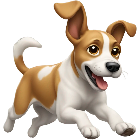 dog jumping  emoji