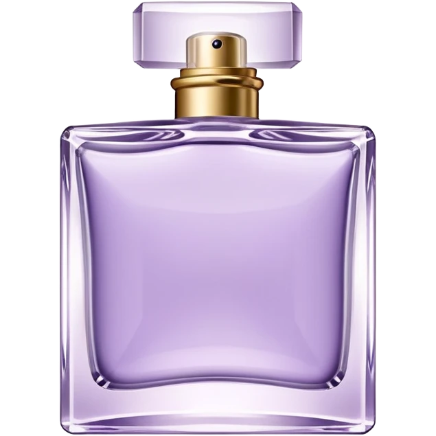 Perfume Bottle in square shape – Soft Lilac, the width and height of perfume bottle must be equal in size emoji