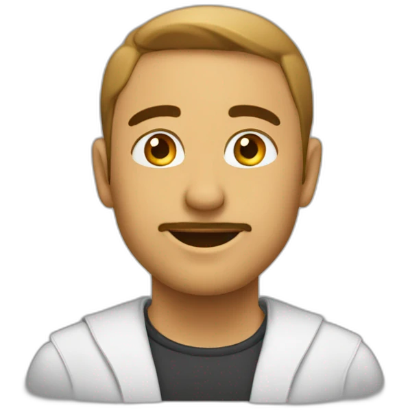 شخص عيونه زرقاء emoji