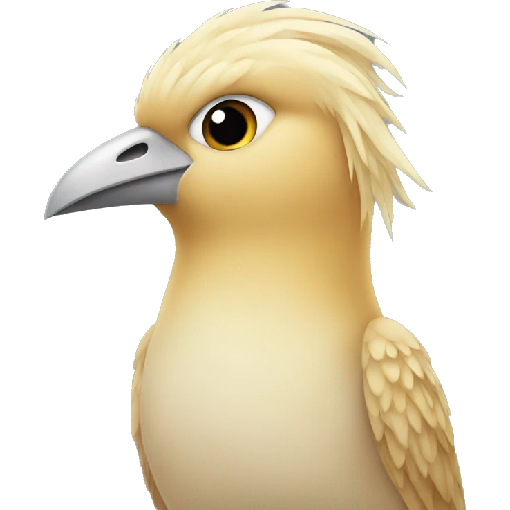 Blonde bird emoji