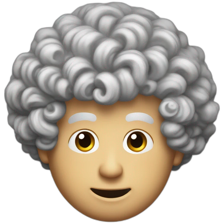 Curly joe of the three stooges emoji