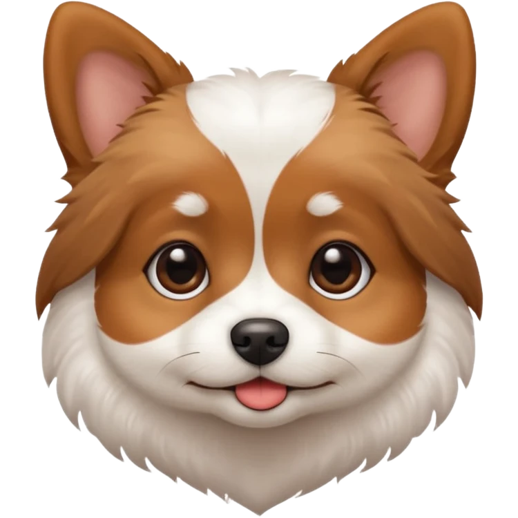 A pokie cutie dog emoji