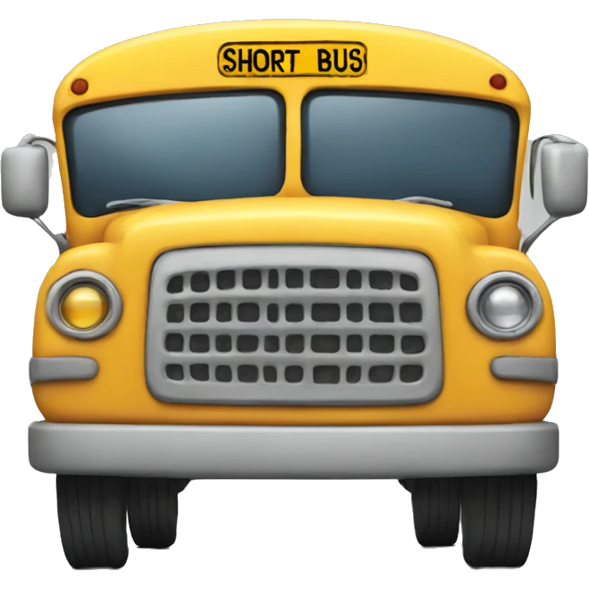 Short bus emoji