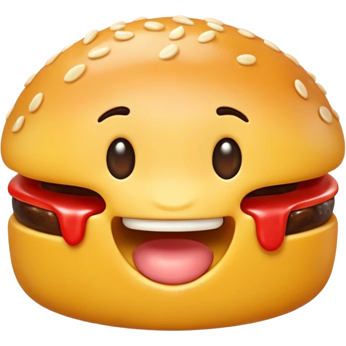 3D emoji of food with a first bite taken, symbolizing first bite achievement, cute and modern, soft lighting, glossy, isolated, no background
 emoji