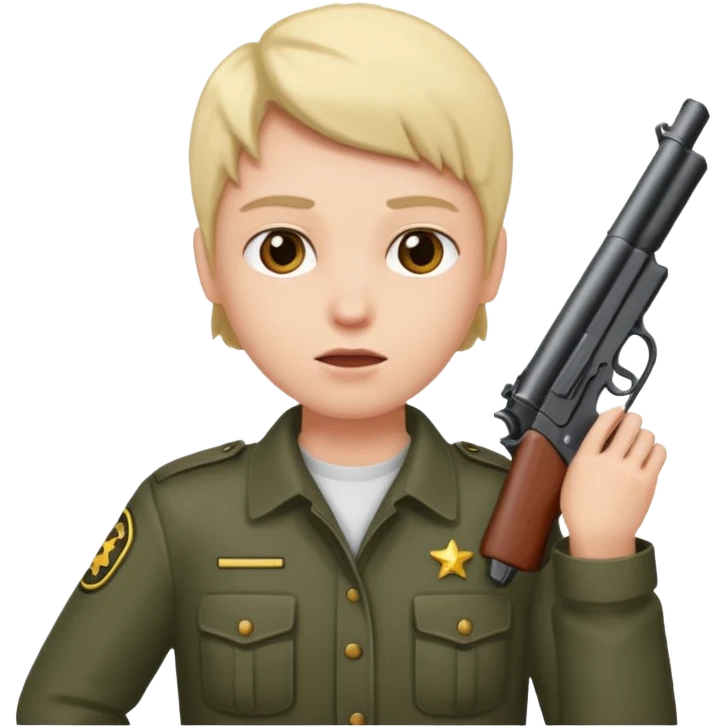 A person with a gun to their head emoji