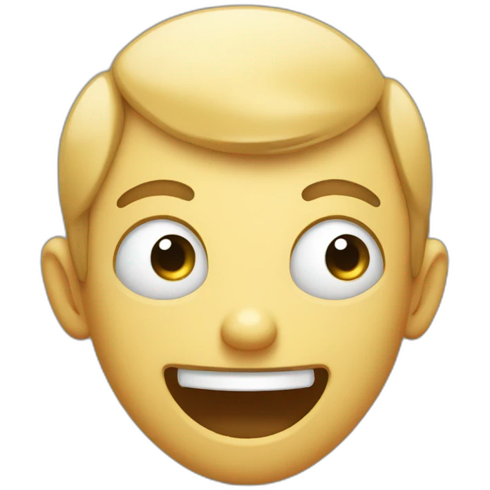mix of Grinning Face with Big Eyes and Shaking Face emoji