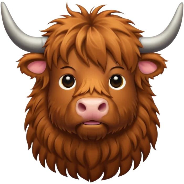 Highland cow emoji