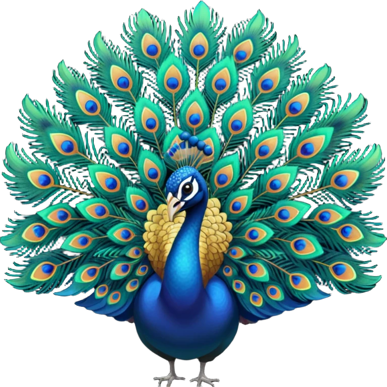peacock
 emoji