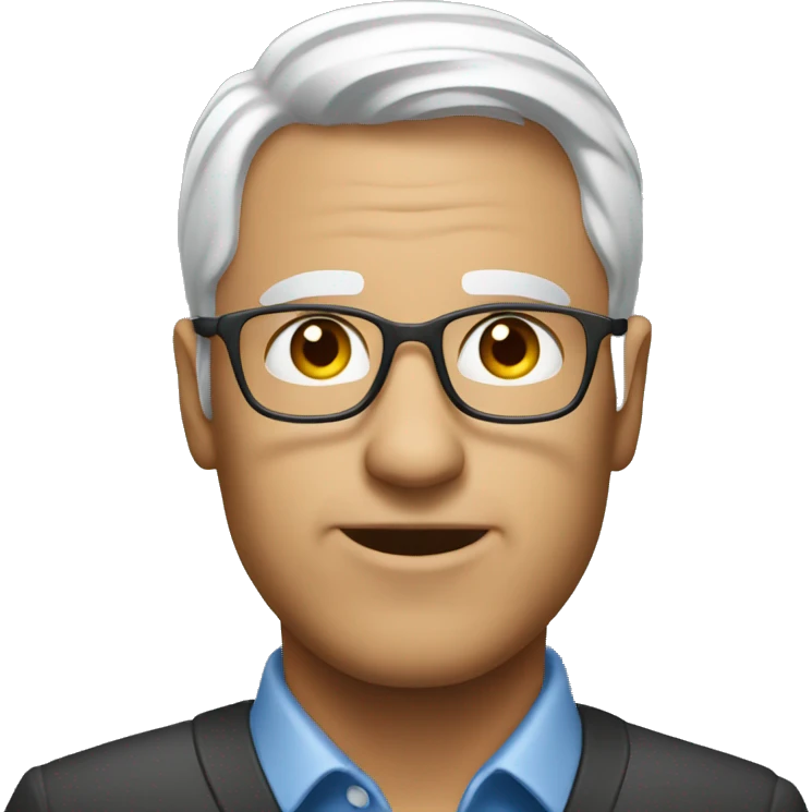 Man photo in office formate  emoji