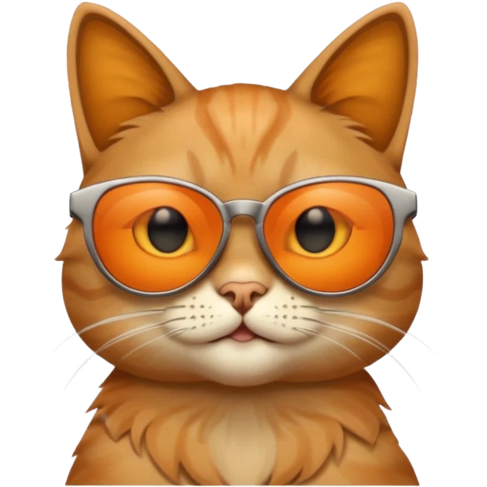 Cat wearing sunglasses emoji