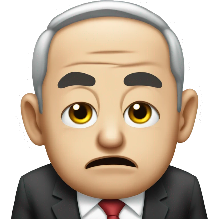 Benjamin Netanyahu crying emoji