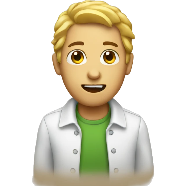 A person with a horn emoji
