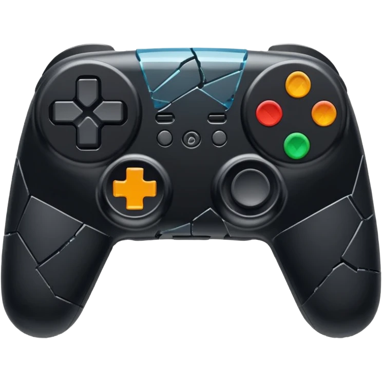 game controller shattered emoji
