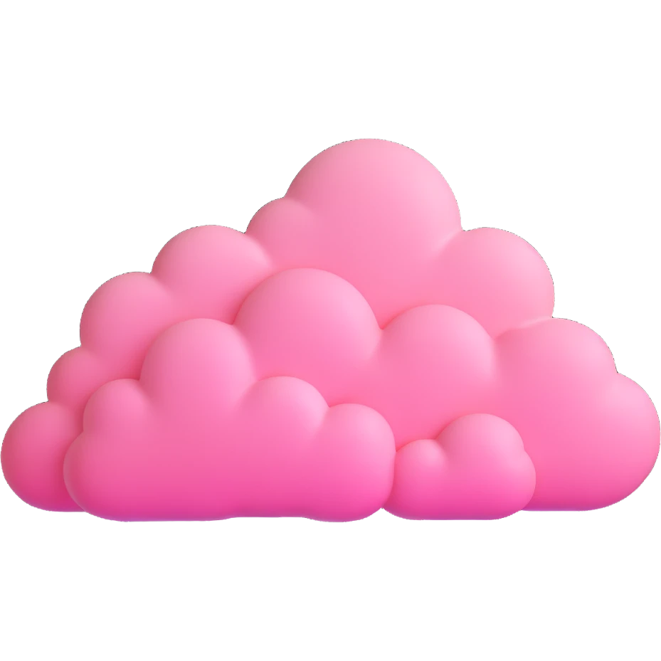 pink cloud emoji