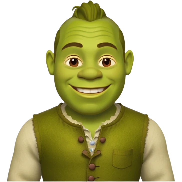 Shrek from the movie emoji