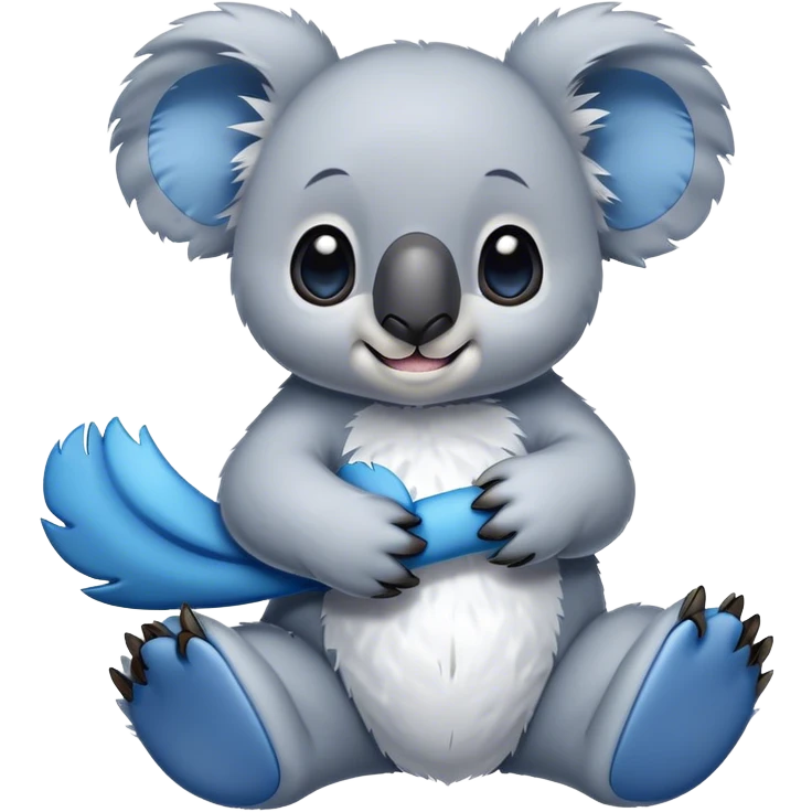 Koala playing with stitch and the other one was just like that but I don’t know what the heck happened to it but it’s not that bad  emoji