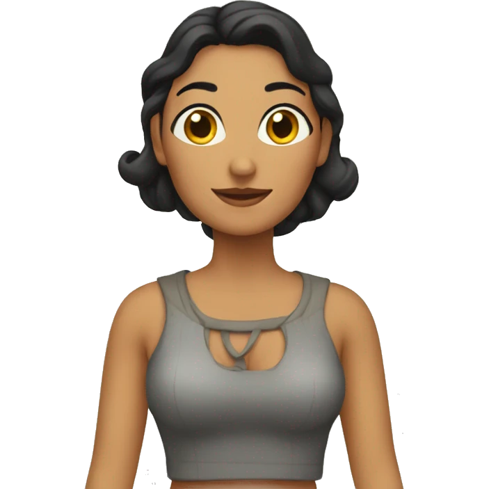 mujer de anaco emoji