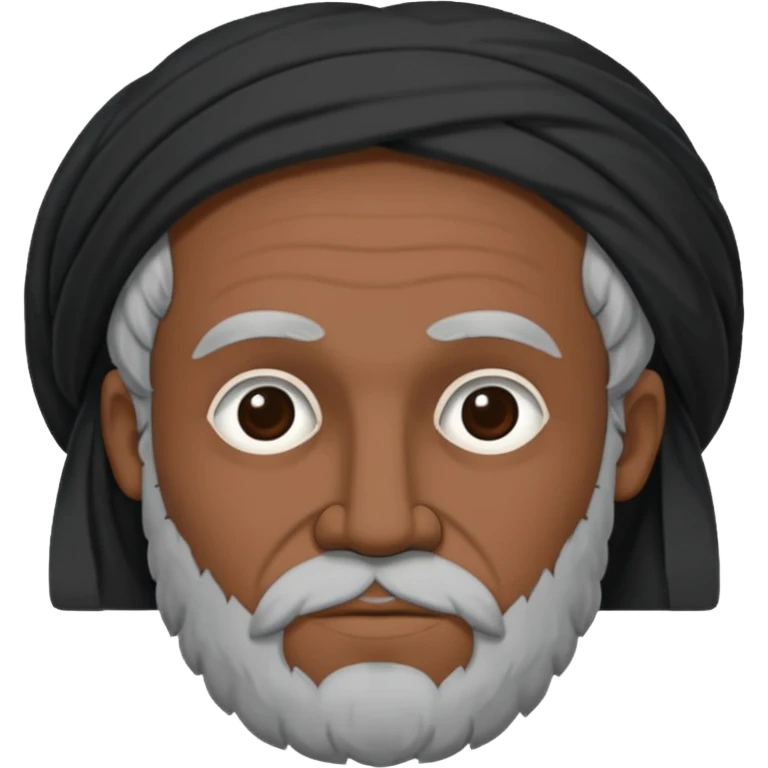 Aristotle as a black outline icon, no fill, hand-drawn look, recognizable philosopher features emoji