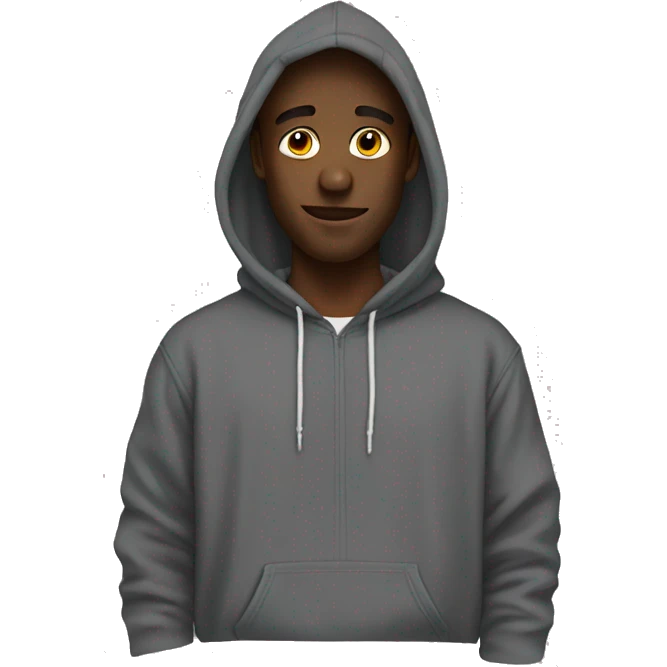 Make an oversized hoodie  emoji