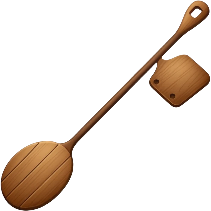 Black spanking-paddle emoji