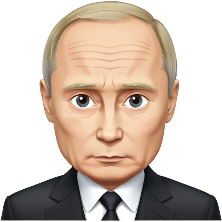 Putin as a war criminal emoji