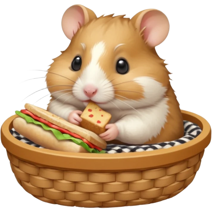 hamster go picnic emoji