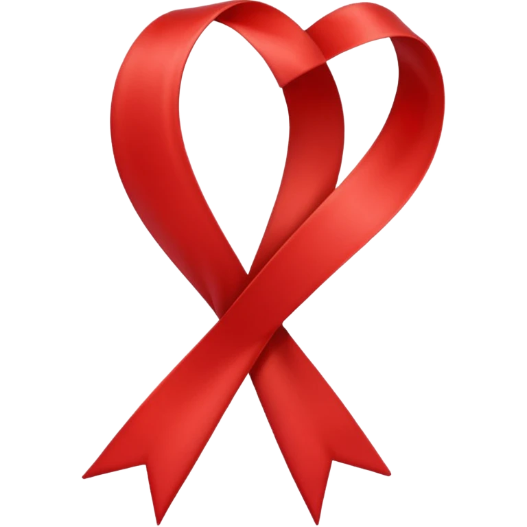 Red ribbon emoji
