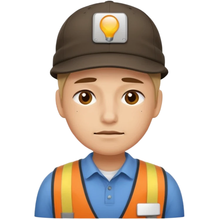 Developer going back to work after christmas holidays, looking tired and wearing a cap emoji