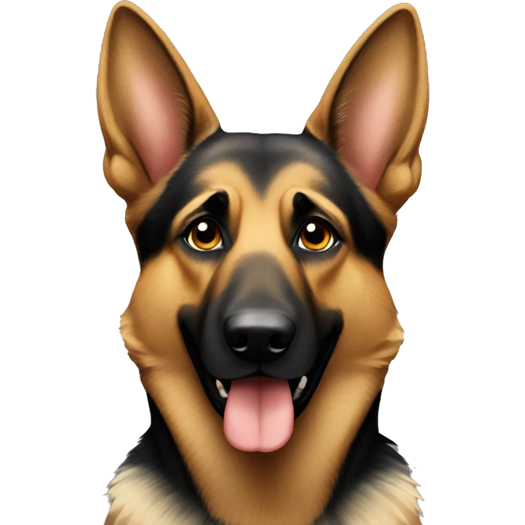 German shepherd  emoji