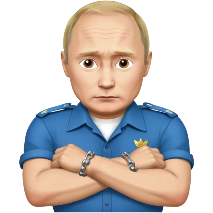 путин в наручниках emoji