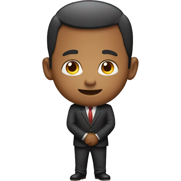 Man proposing emoji