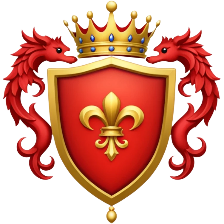 Red Royal Crest emoji