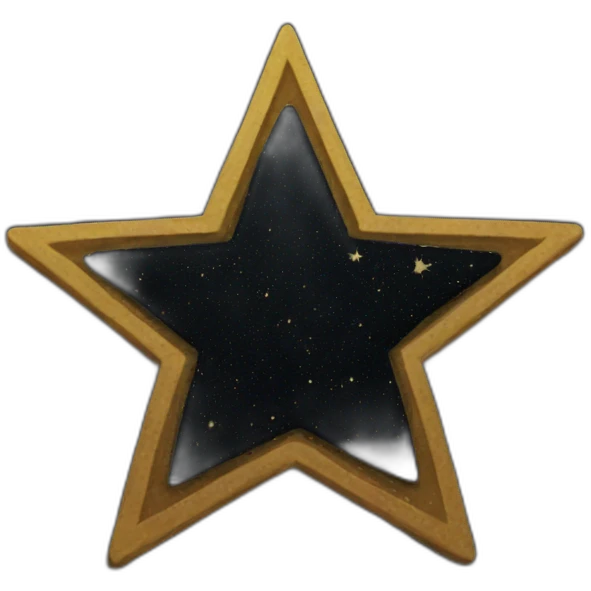 Black star emoji