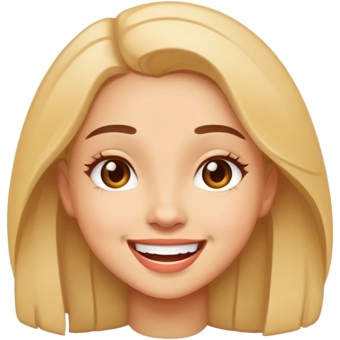 Happy girl  emoji