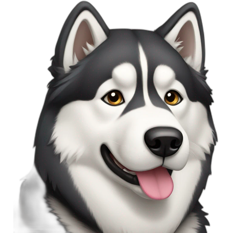 Alaskan malamute emoji