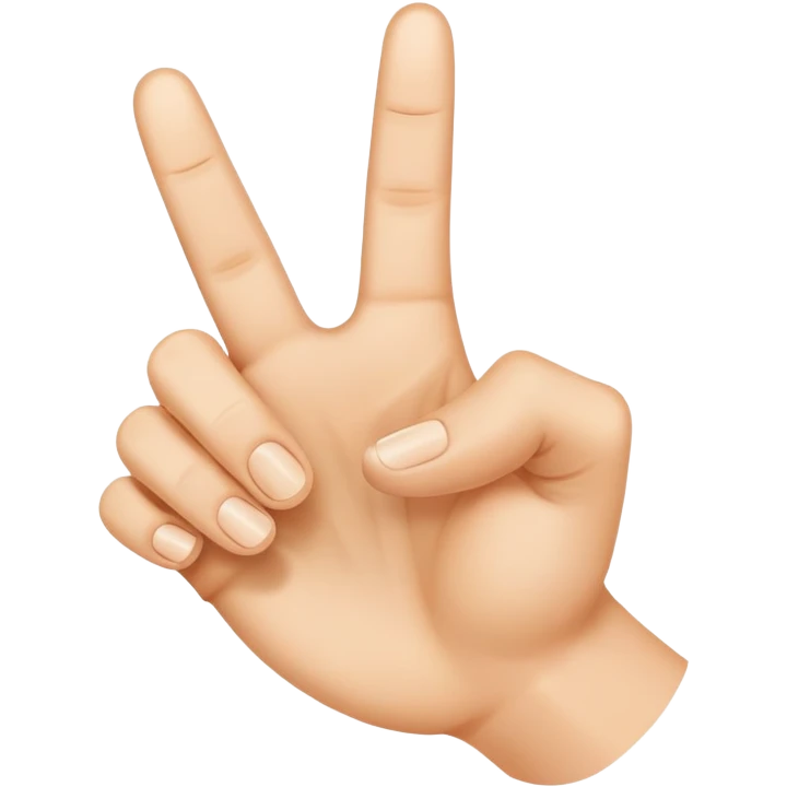 hand with index finger pointing emoji