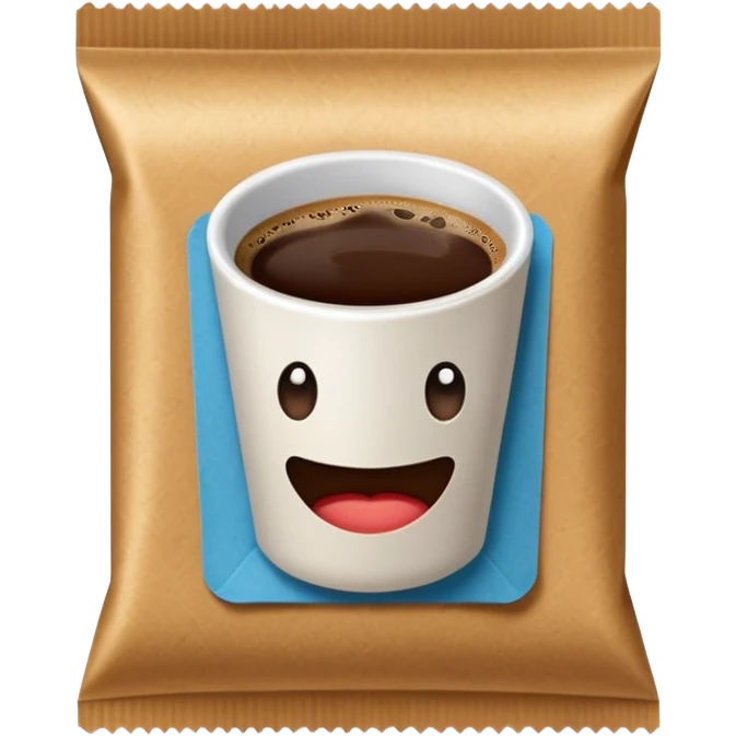 coffee packet emoji