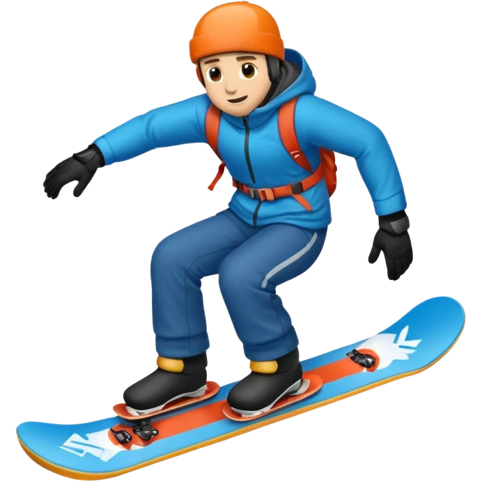 snowboard men emoji