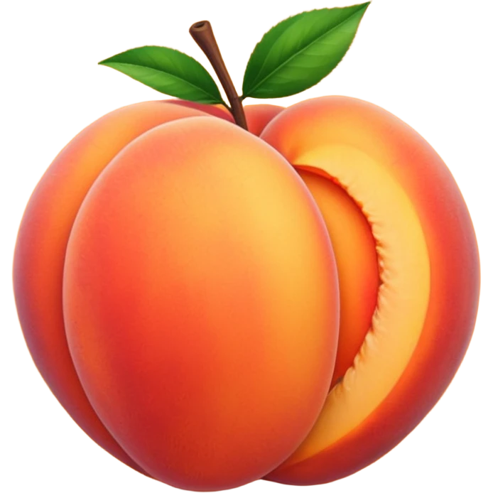 Peach emoji