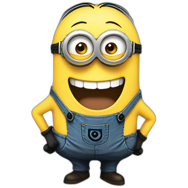 laughing minion emoji