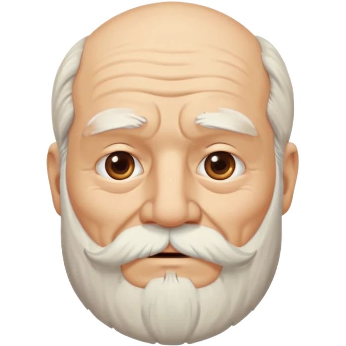 Old man stroking his beard emoji