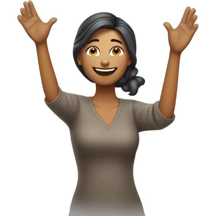 Dona saludando emoji