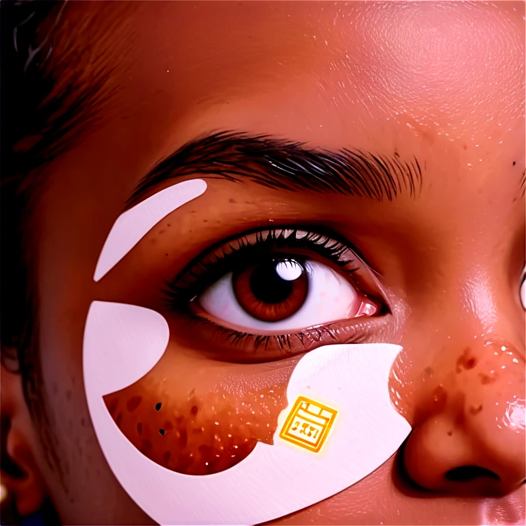 The hyperpigmentation meme humorously highlights how even the tiniest scratch, pimple, or irritation on darker skin tones can leave a lasting dark mark, often exaggerated to show a small wound turning into a massive patch of hyperpigmentation.  To make this into a Memoji, you could create a face with a neutral or annoyed expression, adding a small bandage or pimple on one side and an exaggerated dark spot next to it to represent the lingering hyperpigmentation effect. emoji