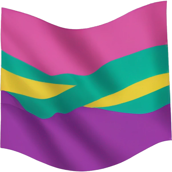 Bandeira bissexual  emoji