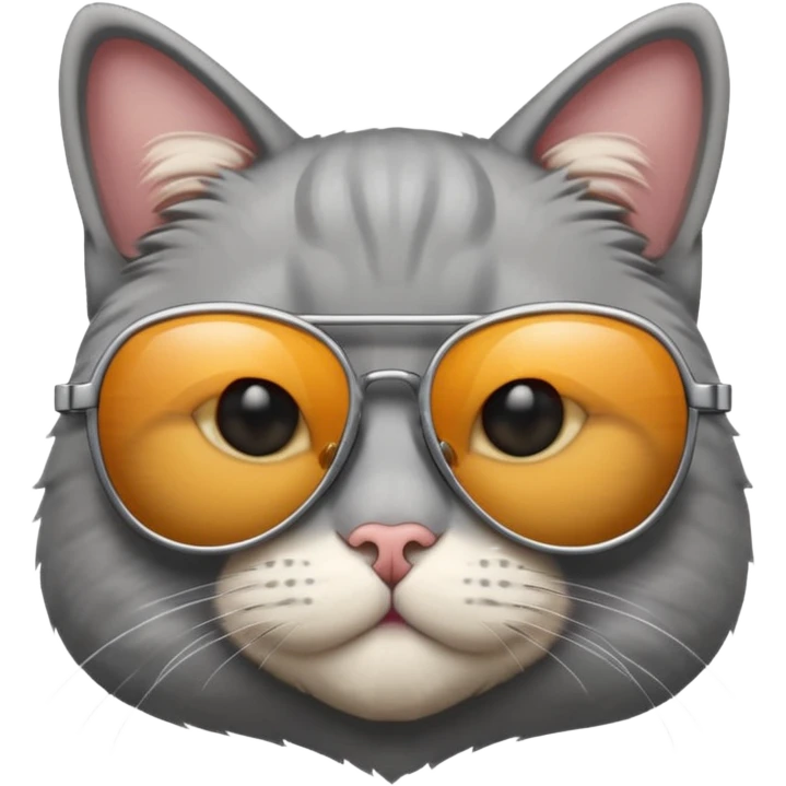 Cat wearing sunglasses emoji