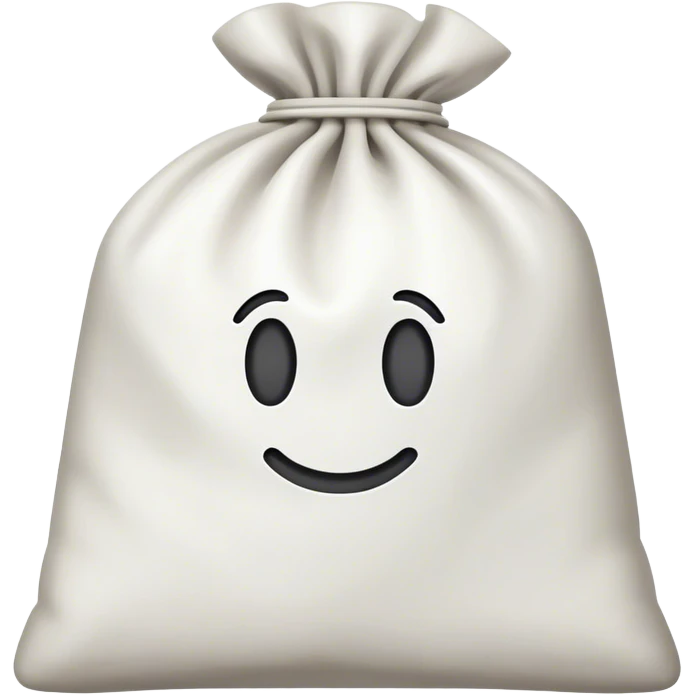 a bag of cocaine emoji